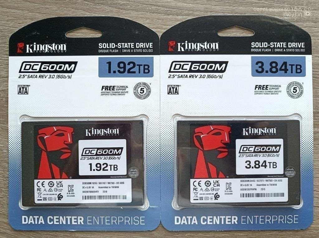 2,5" Kingston DC600M Enterprise 1/2/4 TB - Extrémna životno - 7