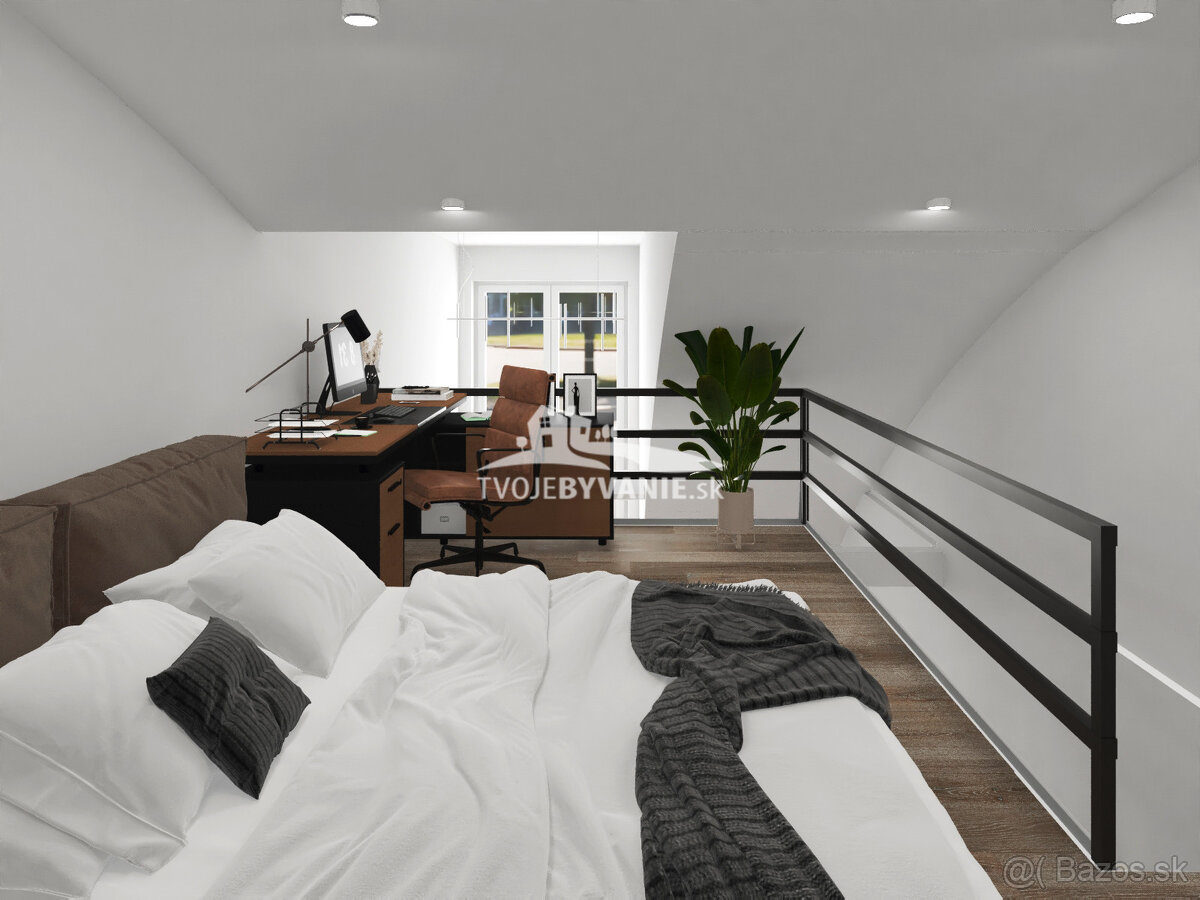 1 izbový apartmán s mezonetom KVP Grunt č. 32 - 7