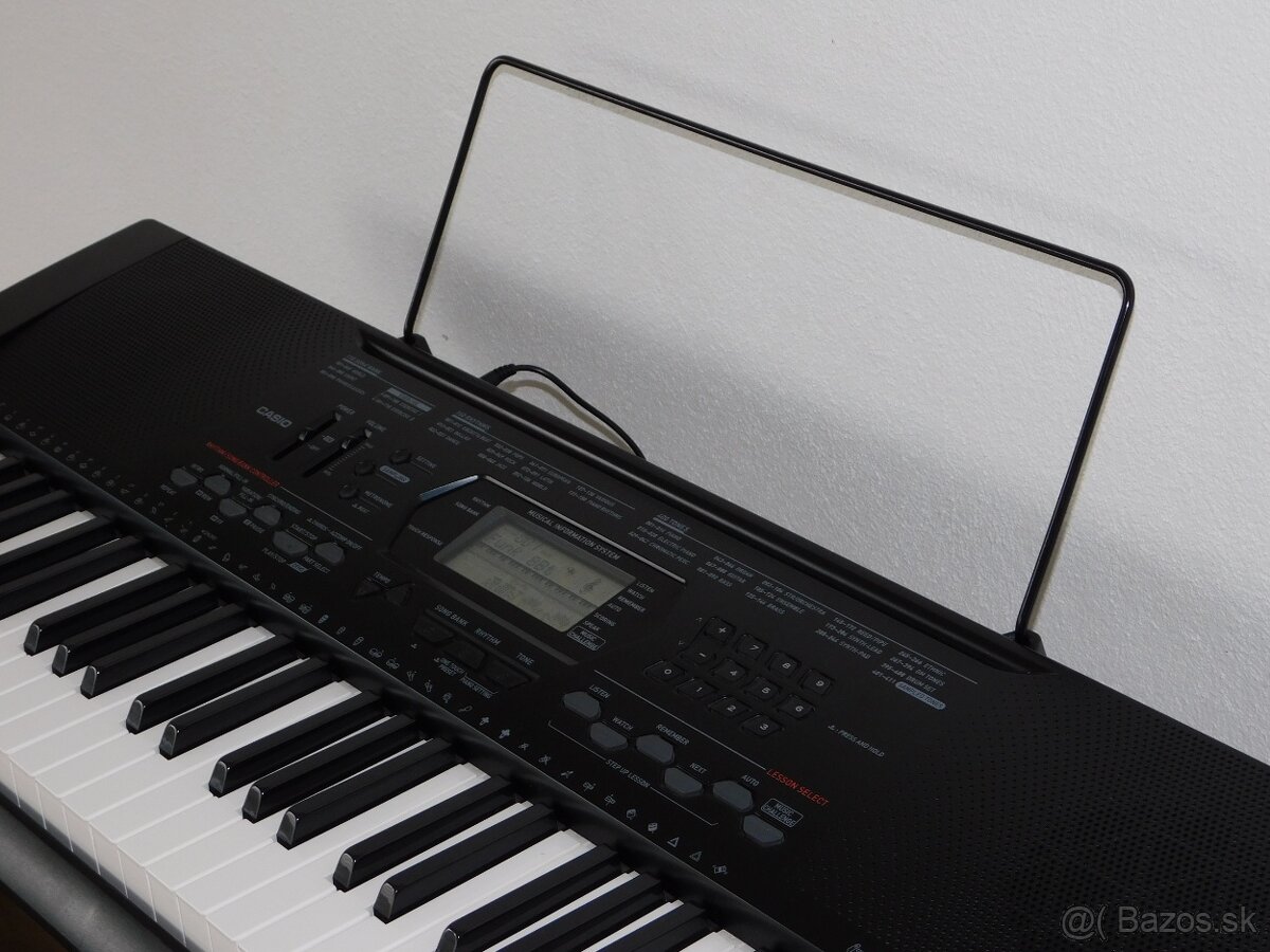 Casio CTK-3000 – klávesy so stojanom a adaptérom - 7