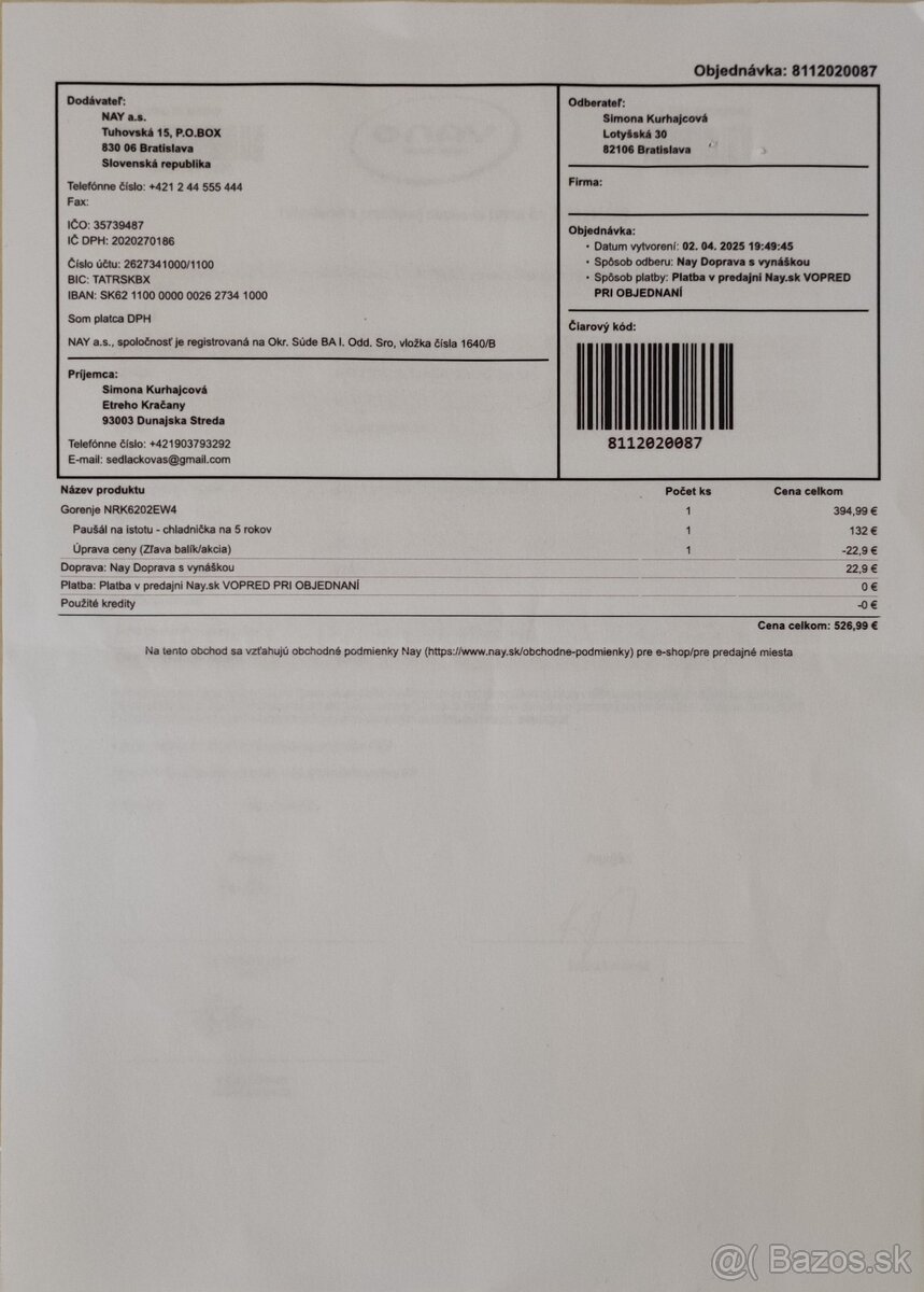 Chladnička GORENJE NRK6202EW4 - 7