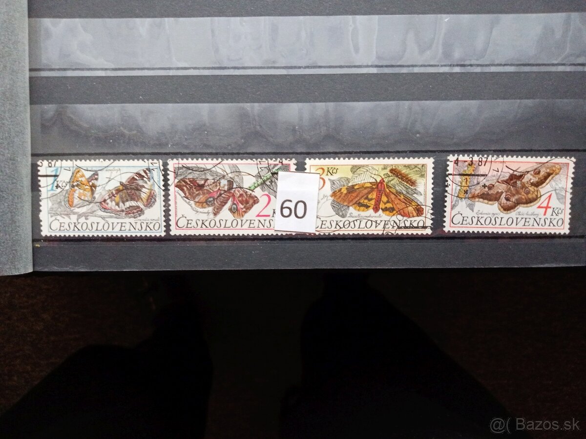 Poštové známky č.426 - FAUNA SVETA III. - 20 ks sérií - 7