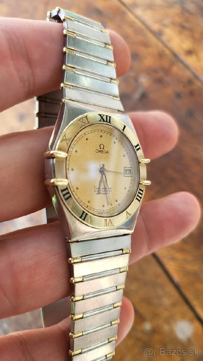 OMEGA AUTOMATIC ZLATO/OCEL - 7