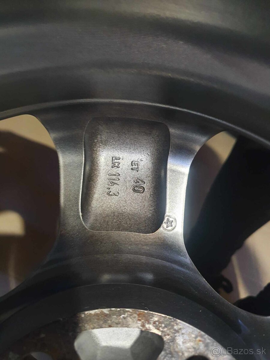 Elektróny DEZENT R15 114,3 x 5 ET40 6,5J - 7