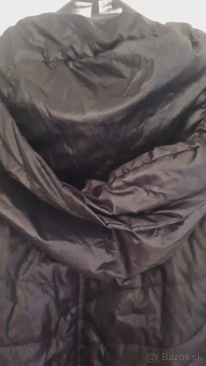 Čierna páperová bunda - 7