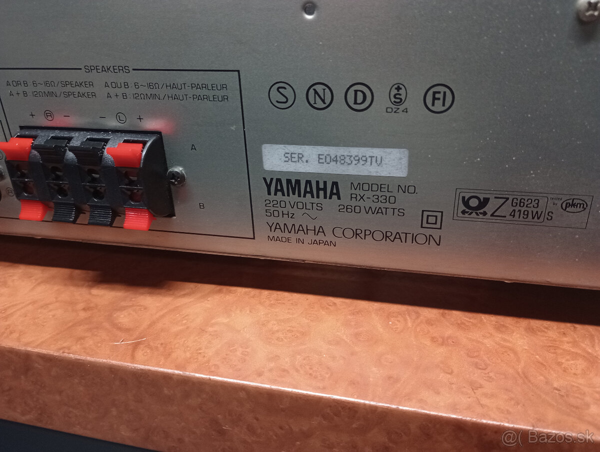 Yamaha RX-330 Receiver - 7