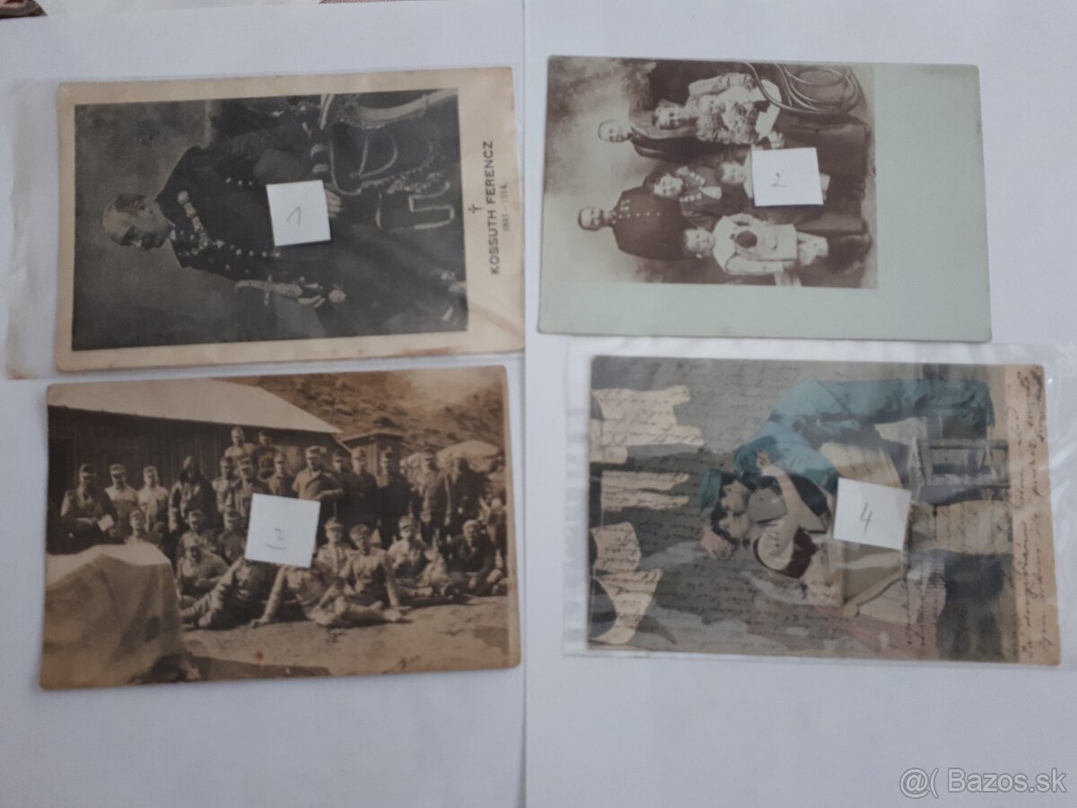 Stare pohladnice vojenske, osobnosti ai. - 7