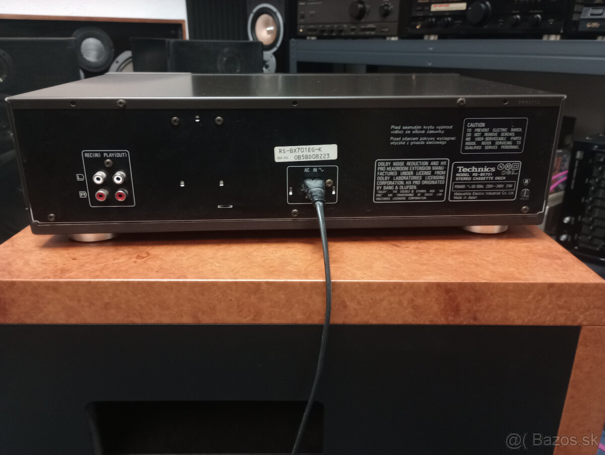 Technics RS-BX701 – Špičkový 3-hlavový Deck - 7