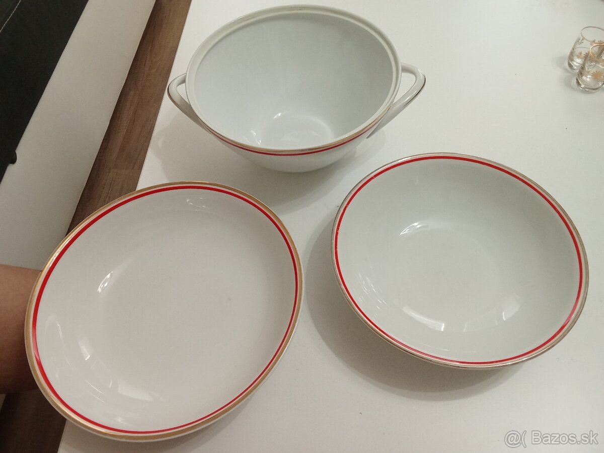 starožitný porcelán a sklo - 7