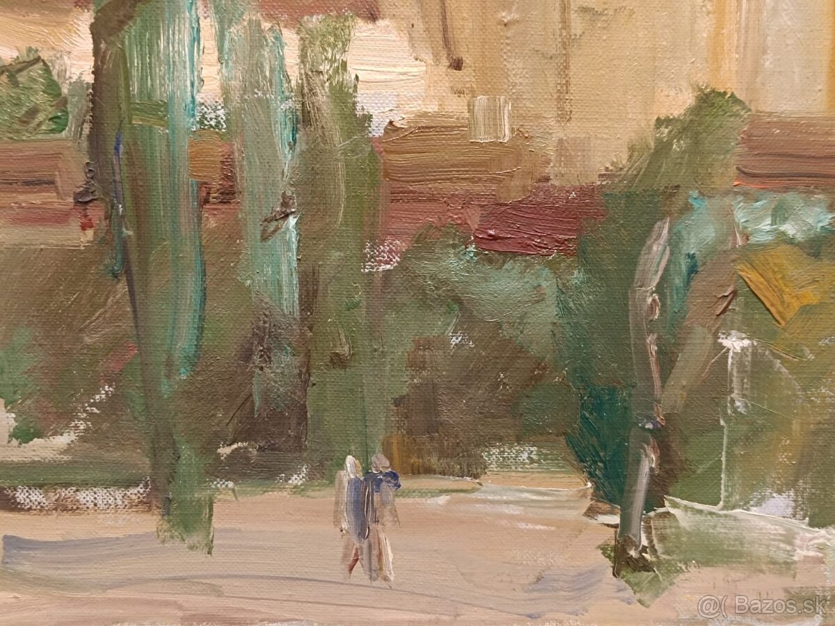 Obraz Jaromír Hynšt, Veselí n Moravou, olej 45x69 - 7