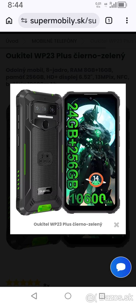 Predám OUKITEL WP23 plus nový - 7