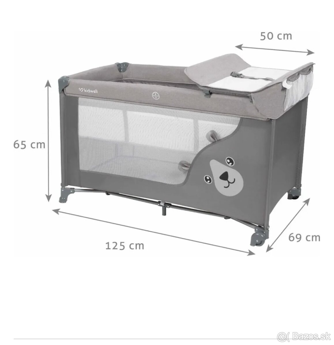Detská cestovná postieľka - minimálne využívaná - 7