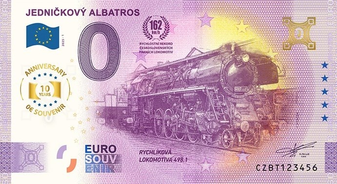 0 € / 0 euro souvenir bankovky - české - 7