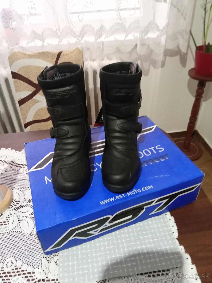 moto čižmy kenny vel.44,forma vel.45,rst vel.42 - 7
