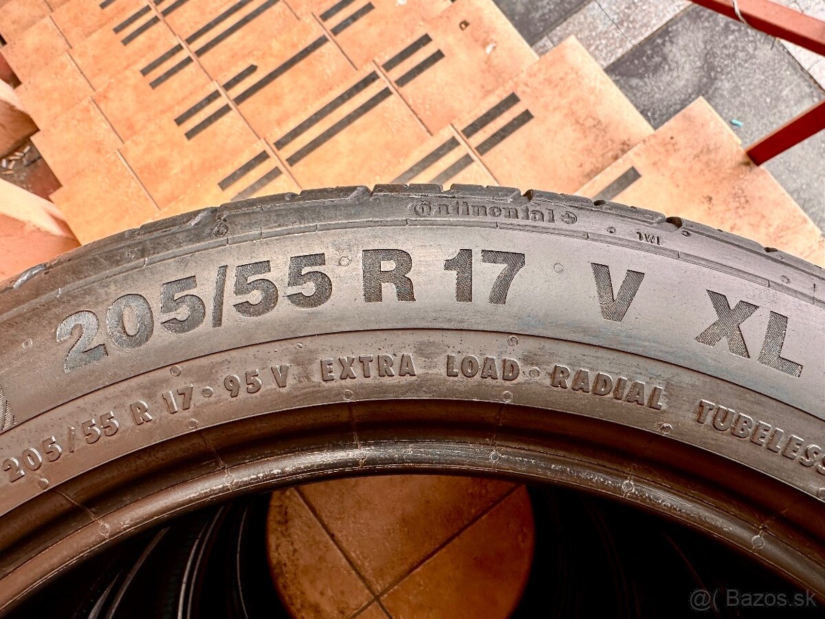 205/55 R17 letné pneumatiky 4x - 7