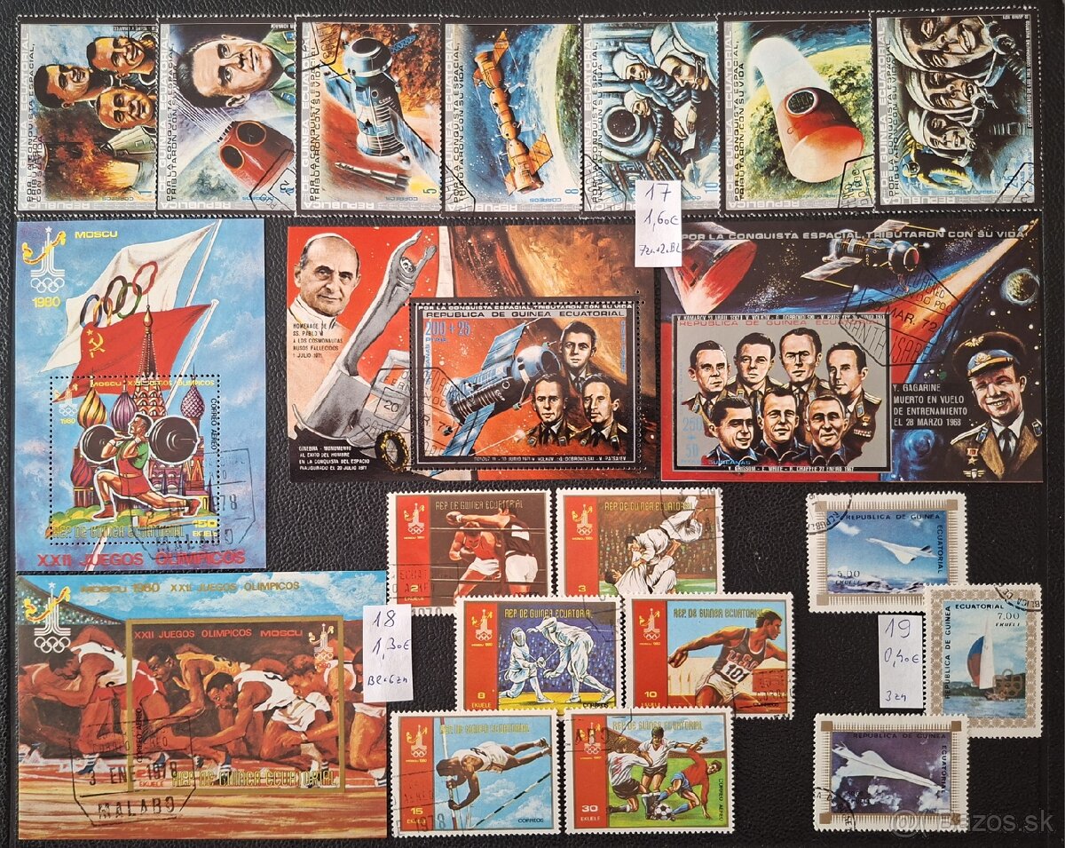 Postove znamky Mix 7 (66poloziek) - 7