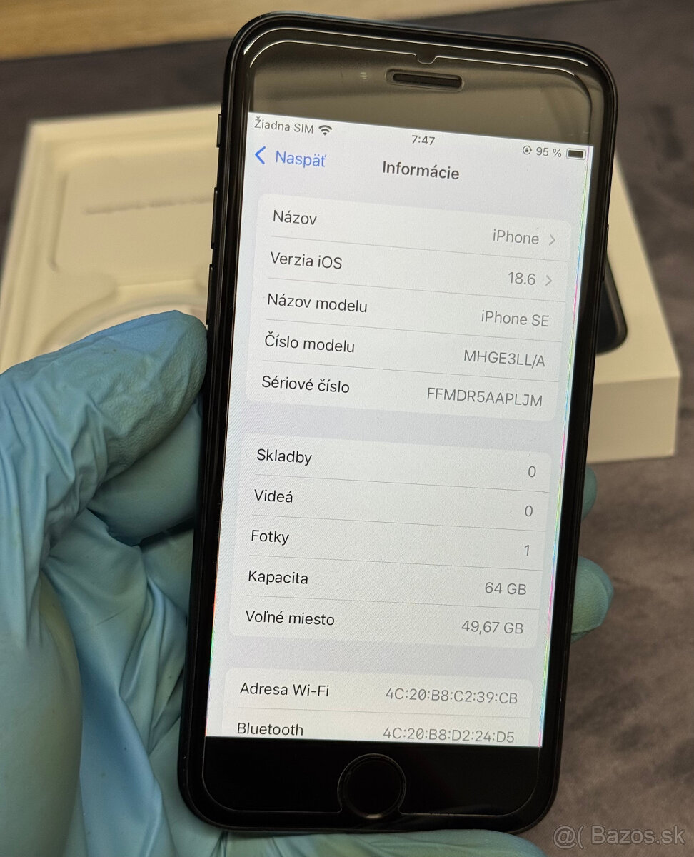 Apple iPhone SE 2020 64 GB Black / nová batéria - 7