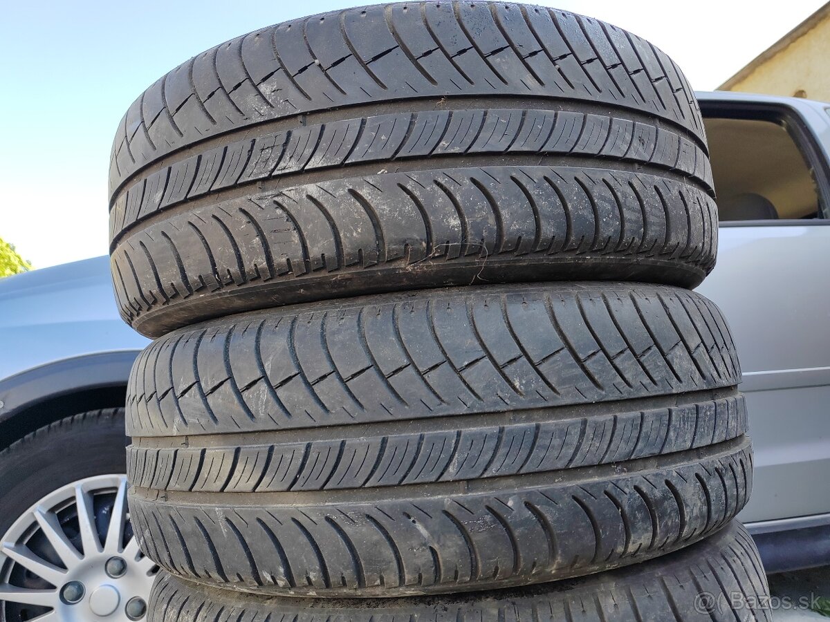 Plechové disky 4x108r15 s celoročnými pneumatikami - 7