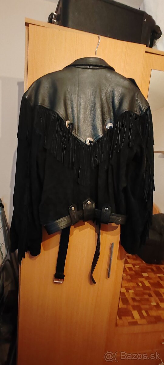 Pansky kožený kabát - 7