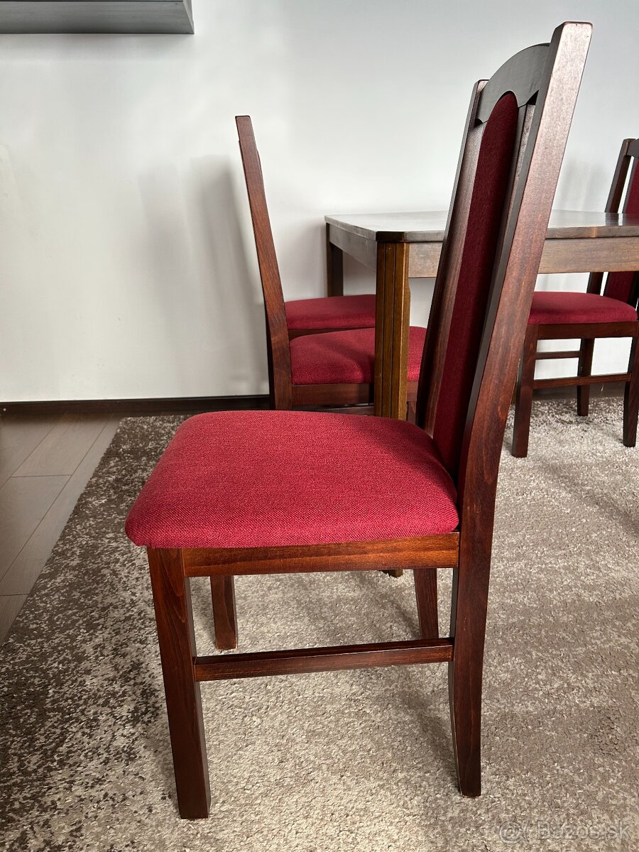 Jedálenský stôl a 4 stoličky - 7