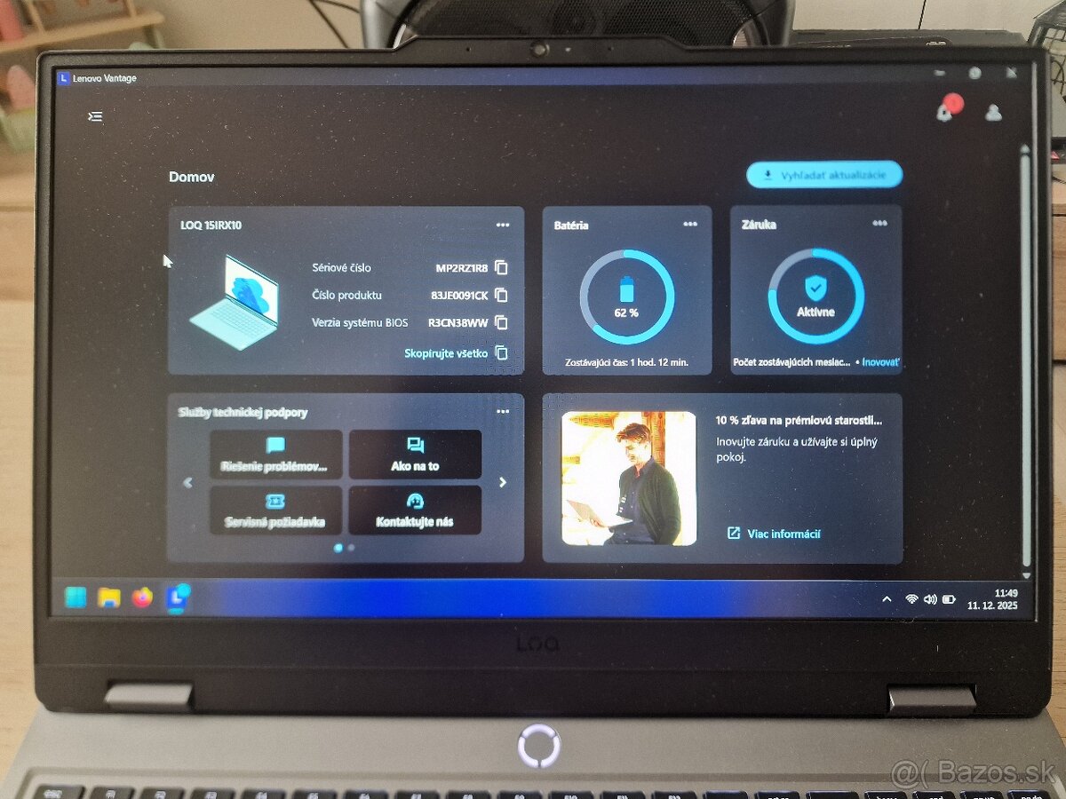 Predam Lenovo loq15 irx10(rtx 5050) - 7
