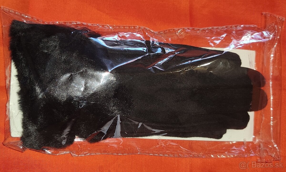 čierne dámske rukavice - 7