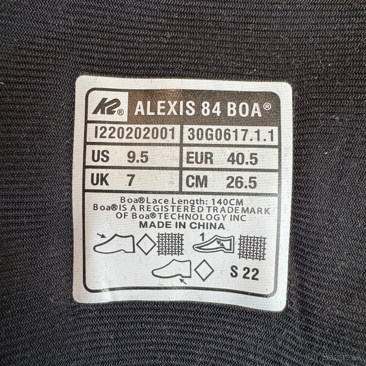 Koliesk korčule K2 BOA veľ. 40,5 - 7