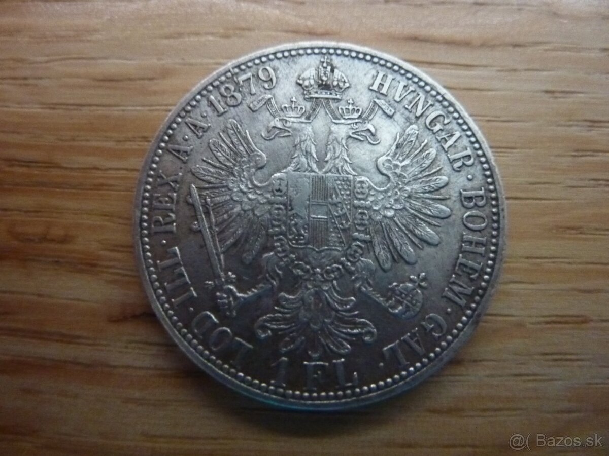 2 x R-U florin 1860 A a 1879 bz v krásnych stavoch - 7