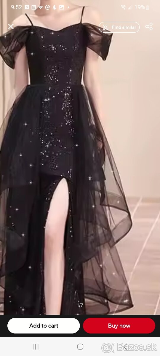 spolocenske saty vel.38-40 - 7