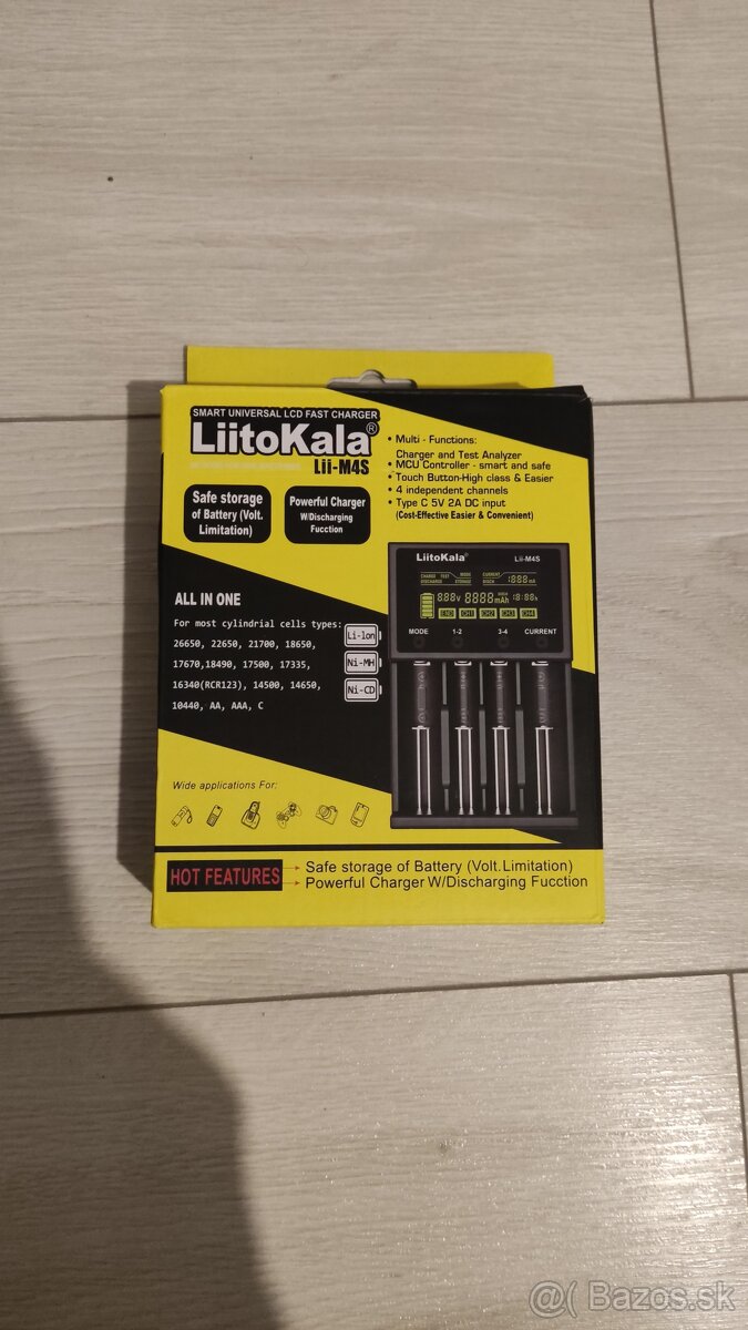 Liitokala M4S smart nabíjačka - 7