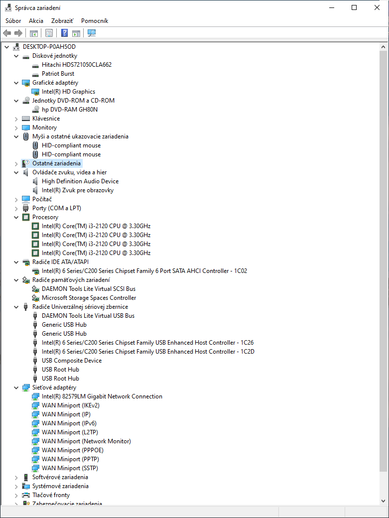 PC skrinka HP Compaq 6200 Pro SFF - predám. - 7