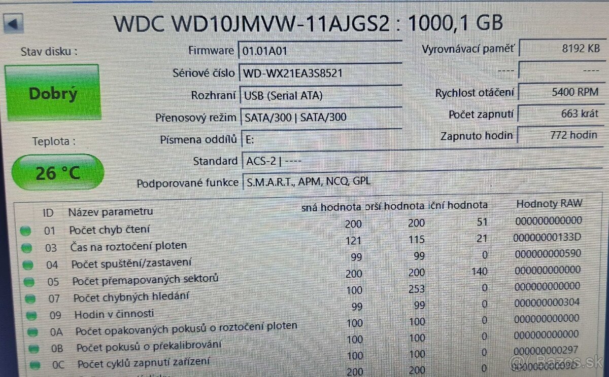 Disk externý prenosný WD My Passport Ultra 1TB - 7