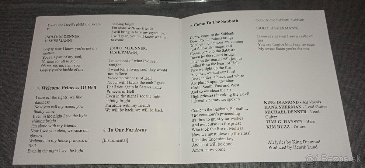 CD Mercyful Fate – Don't Break The Oath 1984 - 7