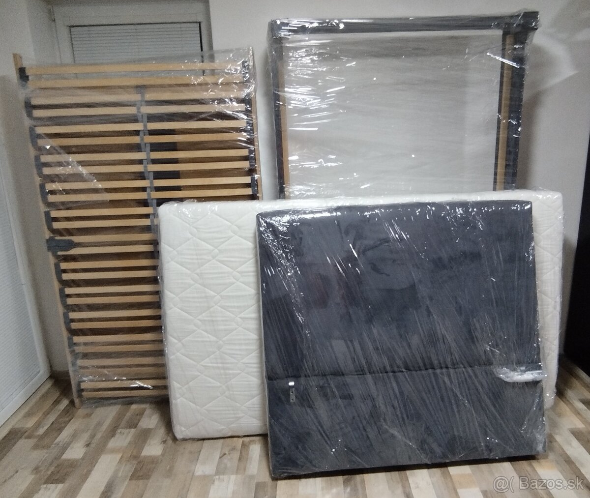 antracitova postel 120x200x45 cm - 7