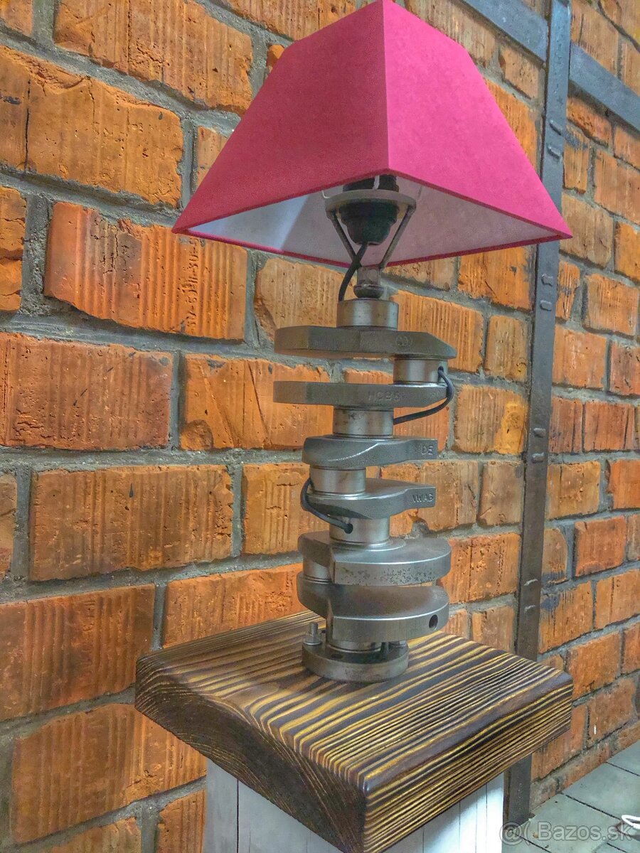 Industriálna lampa - kľukovka - 7