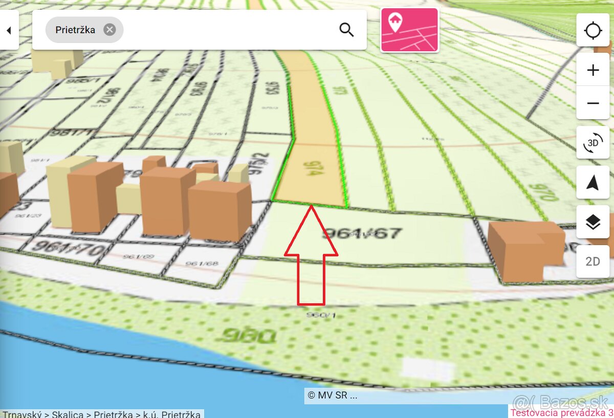 Na predaj pozemok v Prietržke, 2881 m2, okr. Skalica - 7