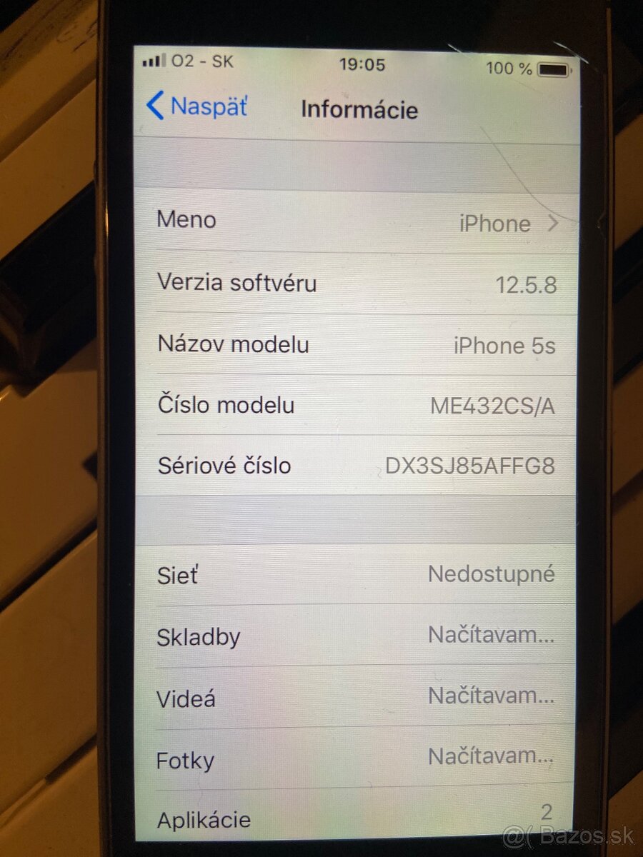 Predám tento iPhone 5s v super stave,všetko funkčné... - 7