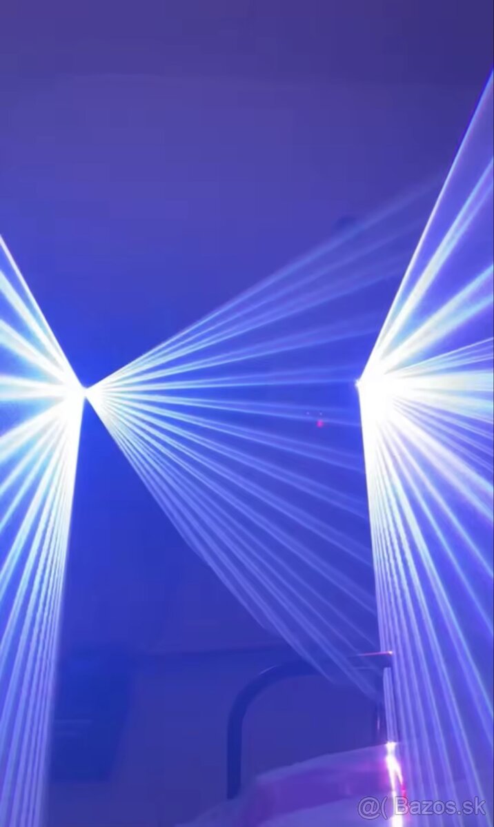 Laser RGB silný 5W - Bluetooth, plnofarebný - 7