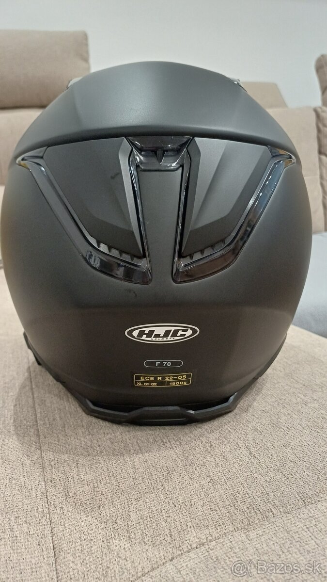 Prilba HJC F70 Semi Flat Black - 7