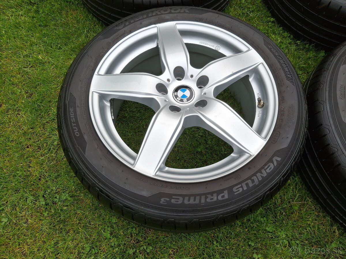 17" ALU 5x112 BMW + TPMS+ letné 205/55 r17 8mm TOP - 7