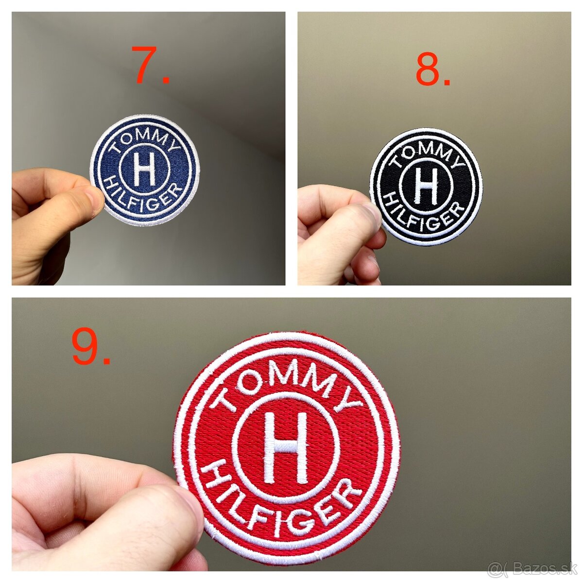 Nášivky - Tommy Hilfiger - nové, nepoužité - 7