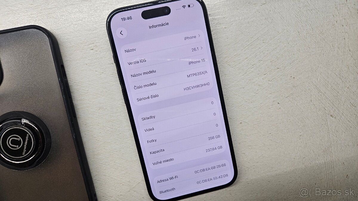 Apple iPhone 15 tmavý 256GB - aj vymením - 7