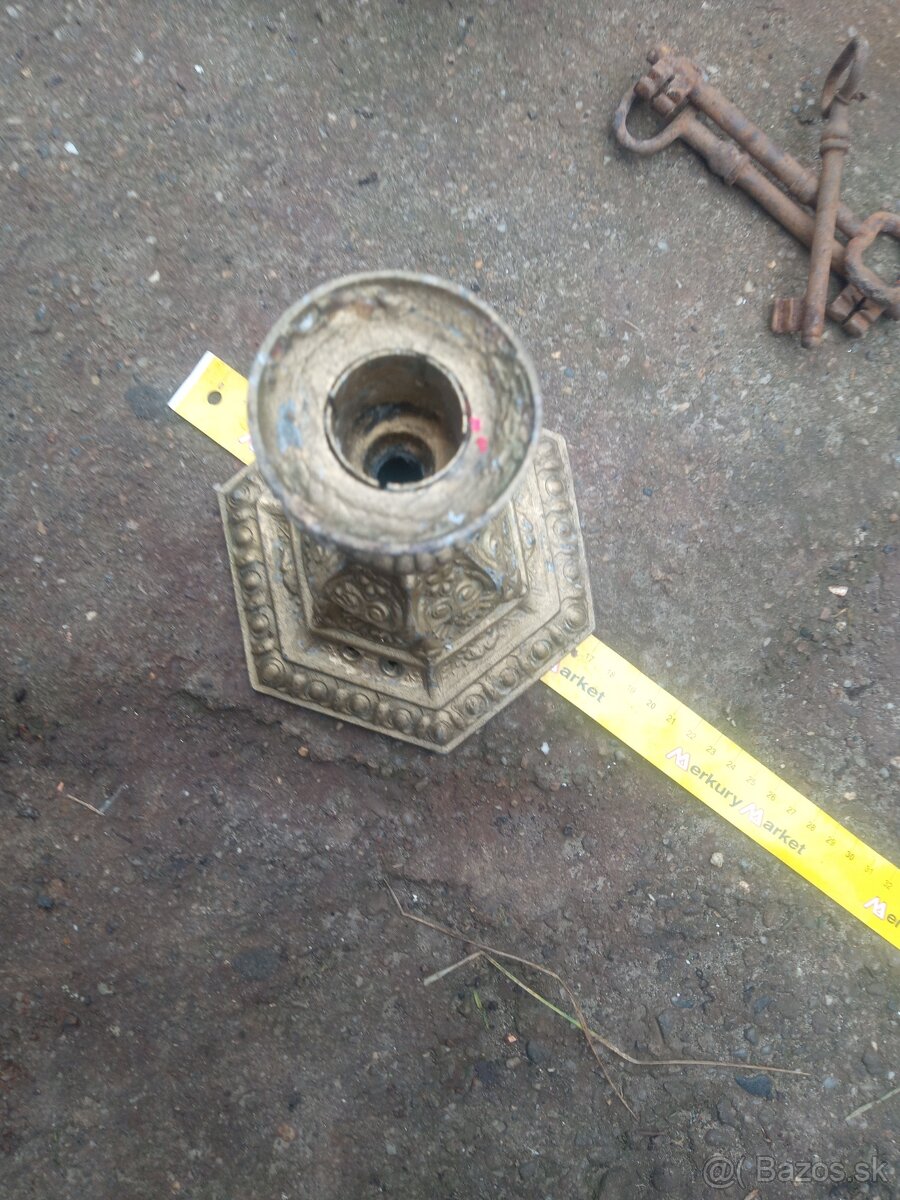 Mosadzné kľučky svietnik - 7