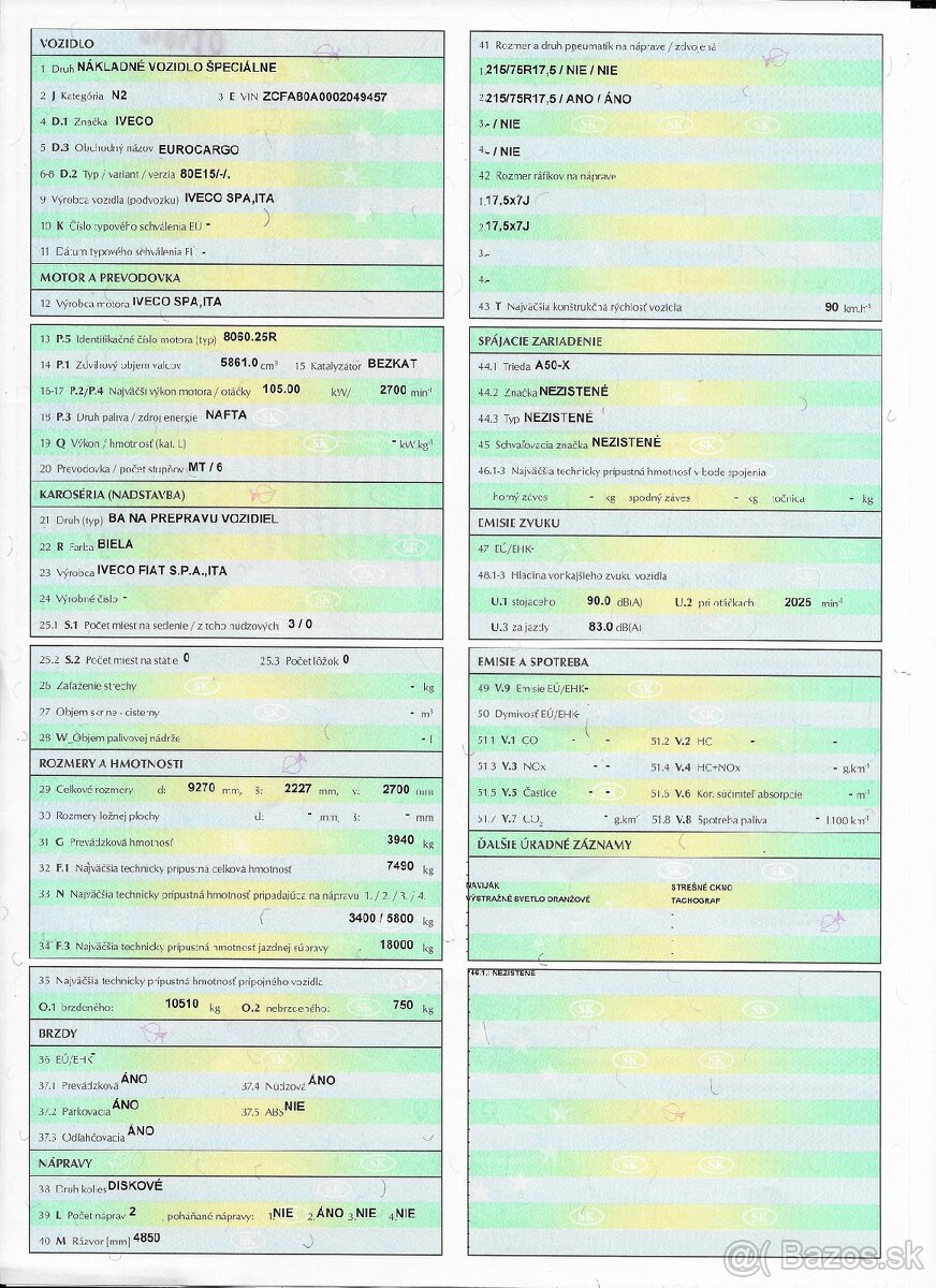 Iveco eurocargo 80e15 odťahový špeciál - 7