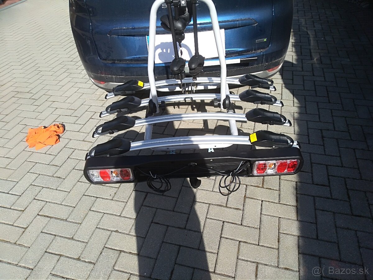 Predám nosič na ťažné zariadenie na 4 bicykle - 7