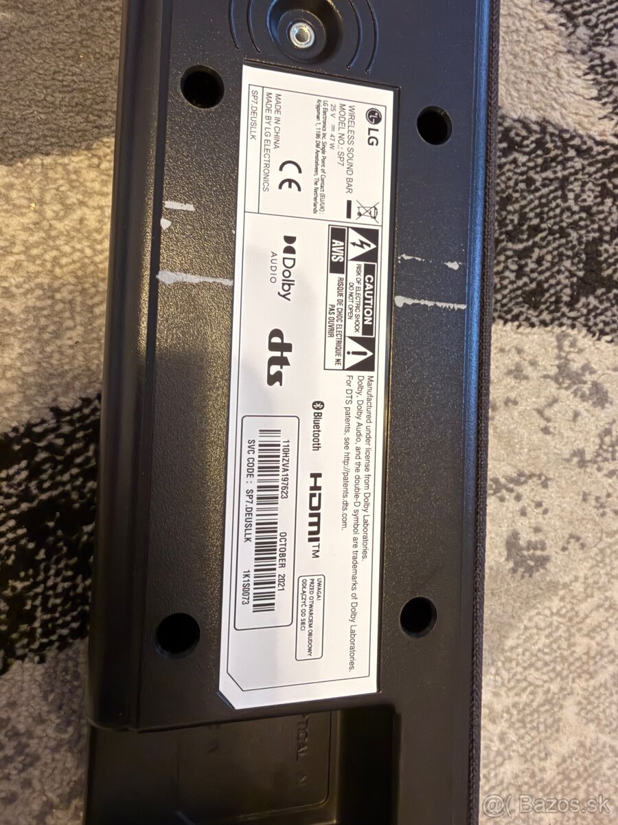 LG SP7 soundbar - 7