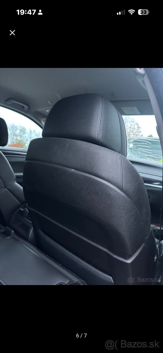 BMW f11 sedadla interiér černý - 7