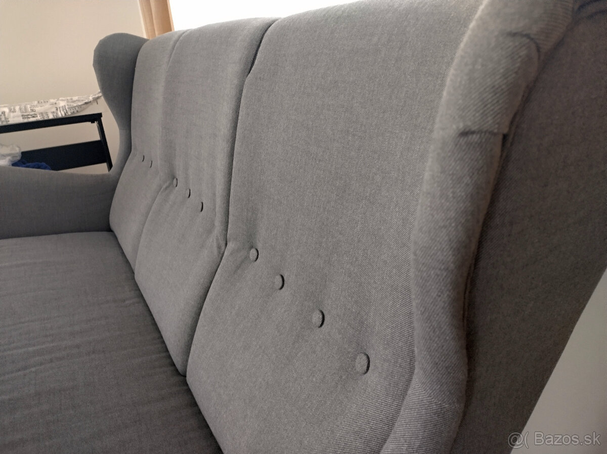 TOP STAV Ikea strandmon gauc sivy - 7