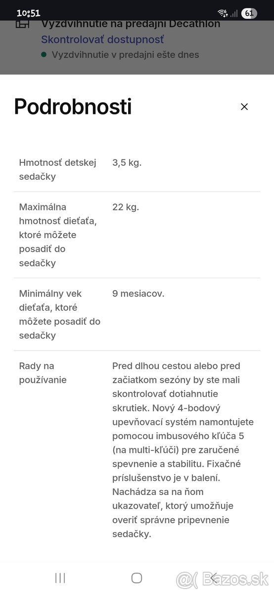 Detská sedačka Hamax Buddy - 7