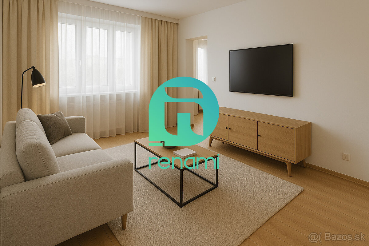 Zrekonštruovaný 2-izbový byt s balkónom a loggiou v Novom Me - 7