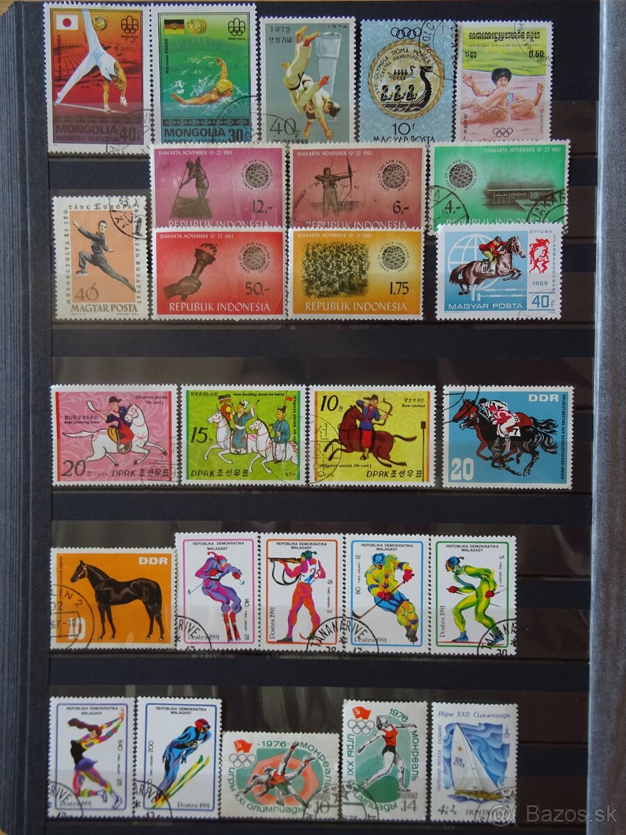 Pekná zbierka známok ŠPORT 2 - 7